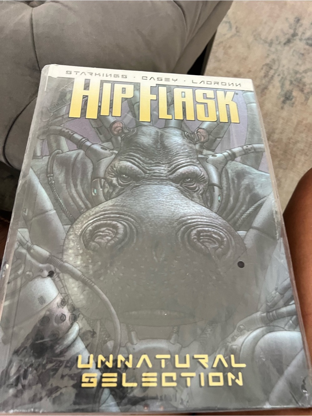 Hip Flask: Unnatural Selection Graphic Novel - Gray Cover - Picture 1 of 1